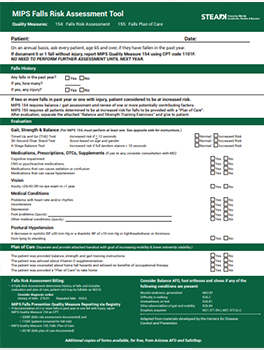 MIPS Fall Risk Checklist